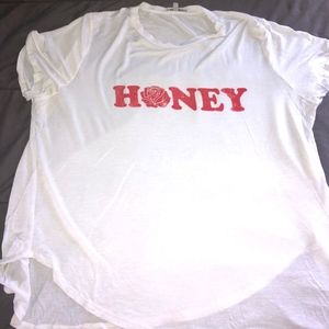 White Graphic T Shirt